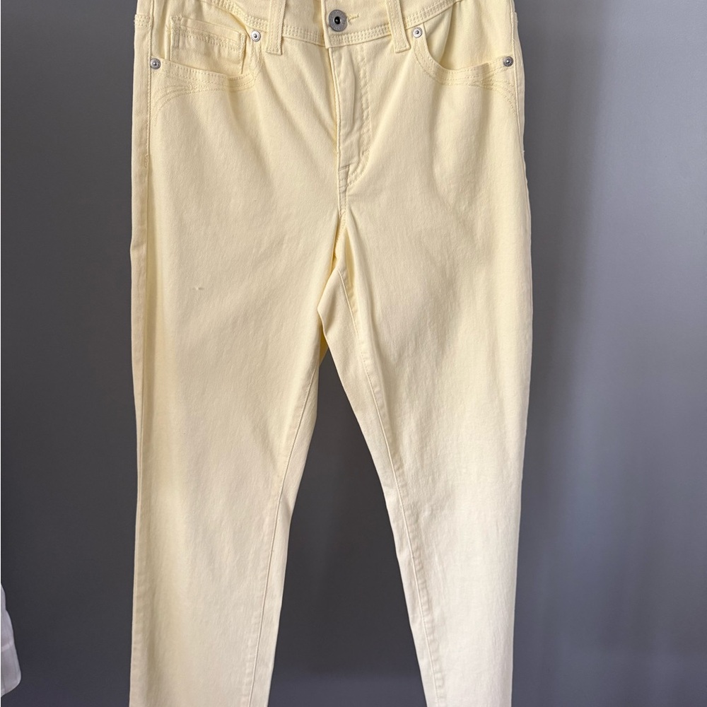 Style & Co Yellow High-Rise Tummy Control Pants